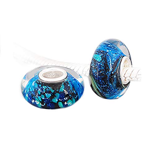 Andante-Stones Argento massiccio Sterling 925 originale, Vetro di murano... - Ilgrandebazar