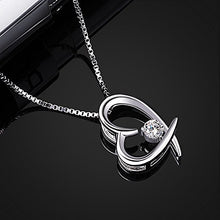 Carica l&#39;immagine nel visualizzatore di Gallery, B.Catcher Collana in Argento 925 con Pendente a Cuore Zircone - Ilgrandebazar