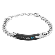 Carica l&#39;immagine nel visualizzatore di Gallery, Zysta Braccialetto d&#39;Amore Bracciali per Coppia lovers lui &amp; lei...
