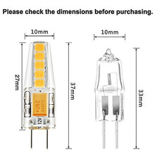 Carica l&#39;immagine nel visualizzatore di Gallery, Kohree 10 Pezzi Lampadina LED G4 2W Lampadine Alogena 20W Bianca Calda 2900K... - Ilgrandebazar