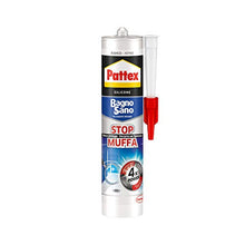 Carica l'immagine nel visualizzatore di Gallery, Pattex Bagno Sano Stop Muffa, sigillante bianco per prevenire la muffa,...