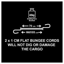 Carica l&#39;immagine nel visualizzatore di Gallery, Master Lock 3244EURDAT Cinghia Multipli Elastica con Ganci [Cavo 70 cm]...