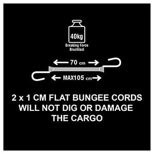 Master Lock 3244EURDAT Cinghia Multipli Elastica con Ganci [Cavo 70 cm]...
