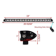 Carica l'immagine nel visualizzatore di Gallery, AUXTINGS 20 pollici 90W Flood Spot Ultra sottile LED a fila 50 cm C