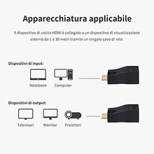 Carica l'immagine nel visualizzatore di Gallery, GHB 30M HDMI Extender Estensione Amplificatore RJ45 1080P Cat5a/6/7
