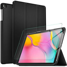 Carica l'immagine nel visualizzatore di Gallery, IVSO AROYI Custodia Cover per Samsung Galaxy Tab A 10.1 2019, Slim Nero + 1 Pack