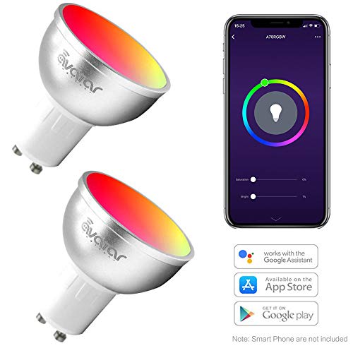GU10 Lampadina Wifi Intelligence Smart 5W=50W Faretto Lampadine LED Argento - Ilgrandebazar