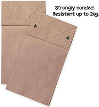 Carica l'immagine nel visualizzatore di Gallery, 100 Sacchetti di Carta Kraft per attività Bambini 9 x 16 x 5 cm 100 pcs.
