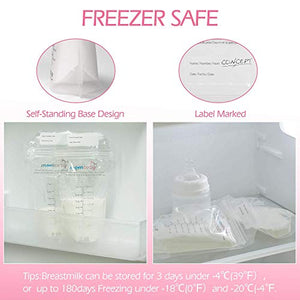 Sacche Contenitori per Latte Materno, pre-sterilizzate 100pcs