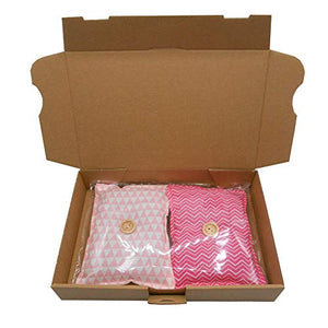 Mini cuscino"Dormi Bene - Rosa" (confezione con 2 unità) pieno di semi di... - Ilgrandebazar