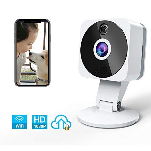 Telecamera Wi-fi Interno Senza fili, NIYPS Full HD 1080P Videocamera bianco - Ilgrandebazar