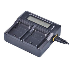Carica l&#39;immagine nel visualizzatore di Gallery, DuraPro - Caricabatterie super rapido con doppio display LCD, per batterie...