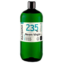 Carica l'immagine nel visualizzatore di Gallery, Naissance olio di Neem Vergine Certificato Biologico pressato a freddo 1L -...