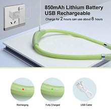 Carica l'immagine nel visualizzatore di Gallery, Lampada da lettura a LED a libro con luce USB ricaricabile, vivavoce, 4 Verde - Ilgrandebazar