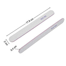 Carica l&#39;immagine nel visualizzatore di Gallery, Lime unghie, URAQT 15 Pezzi Set Lima Per Unghie Gel, Lavabile a Doppia Faccia, per manicure e nail art in gel acrilico. Dimensioni grana 100/180