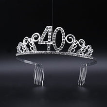 Carica l&#39;immagine nel visualizzatore di Gallery, Rhinestone di cristallo Tiara compleanno Princess Crowns Pettini per... - Ilgrandebazar