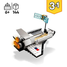 Carica l&#39;immagine nel visualizzatore di Gallery, LEGO 31134 Creator Space Shuttle, Set 3 in1 con Astronauta e Astronave Giocattolo, Giochi per Bambini e Bambine dai 6 Anni in su, Idea Regalo Creativa