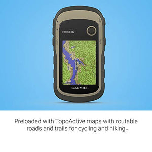 Garmin ETREX 32x - Navigatore portatile a colori da 2,2" e mappa TopoActive...