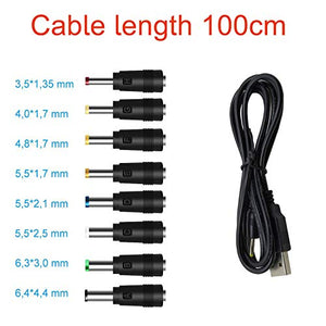 EasyULT Cavo di Alimentazione USB a Spina Power DC Plug