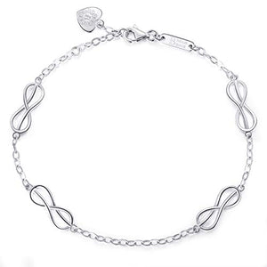 925 sterline d'argento Infinity Love Bracciale - Billie Bijoux Donne Simbolo... - Ilgrandebazar