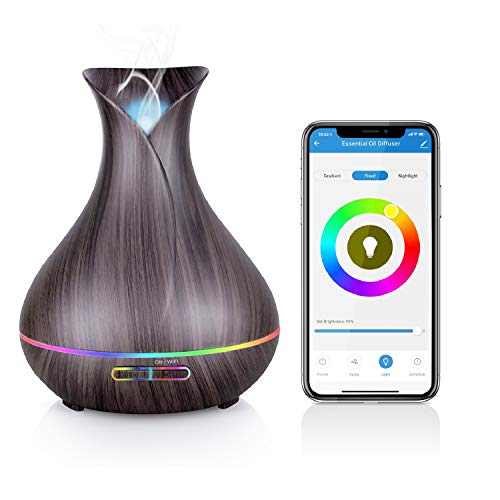 Alexa Diffusore Di aromi WiFi, Maxcio 400ML Profumatore Intelligente di Oli... - Ilgrandebazar