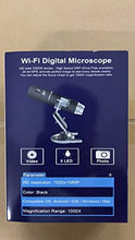 Carica l&#39;immagine nel visualizzatore di Gallery, Microscopio Digitale Wireless, YINAMA Microscopio Ingrandimento da 50X-1000X, 8 luci a LED, Mini Microscopio portatile, 2MP 1080P, compatibile con Android, iPad PC MAC Windows