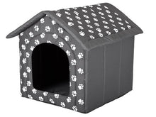 Carica l'immagine nel visualizzatore di Gallery, Hobbydog Dog House, Taglia 1, Grigio con Zampe S 38x32cm - Ilgrandebazar
