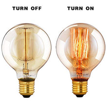 Carica l&#39;immagine nel visualizzatore di Gallery, CMYK Vintage Grande lampadina Globo con gabbia di luce filamento 6-er Pack