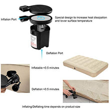 Carica l'immagine nel visualizzatore di Gallery, ELZO Pompa Elettrica, 2 in 1 Piccola Gonfiando Air Pump con 3 Ugelli,...