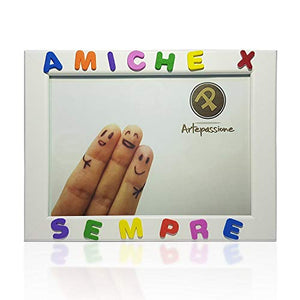 Cornici per foto in legno con la scritta Amiche X Sempre, da appoggiare o...