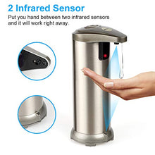 Carica l&#39;immagine nel visualizzatore di Gallery, AHUIFT Dispenser Automatico di Sapone, Sapone Liquido Sensore...