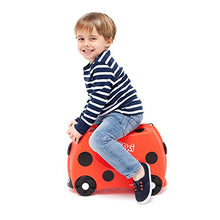 Carica l&#39;immagine nel visualizzatore di Gallery, Trunki Valigia Cavalcabile Per Bambini: 46 x 20.5 x 31 cm, Rosso Coccinella