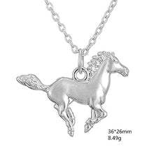 Carica l'immagine nel visualizzatore di Gallery, Little Pony Ciondolo Running Horse Collana per Ragazzi da Equitazione per... - Ilgrandebazar