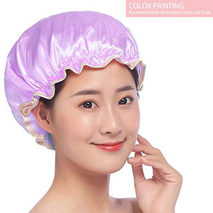 YOFASEN 2 Pezzi Cuffia Doccia - Riutilizzabile Cappello da Bagno Doccia... - Ilgrandebazar