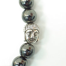 Carica l&#39;immagine nel visualizzatore di Gallery, Zen braccialetto etnico Thurcolas con perle ematite e perline Buddha... - Ilgrandebazar