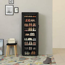 Carica l'immagine nel visualizzatore di Gallery, SONGMICS, RXJ10H - Scarpiera a 10 Livelli, 160 x 58 x 28 cm, per Circa Nero - Ilgrandebazar