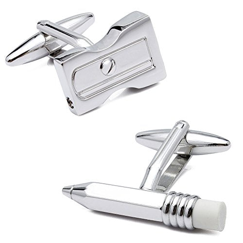 Hawson divertente fumetto interessante gemelli per camicia uomo Silver - Ilgrandebazar