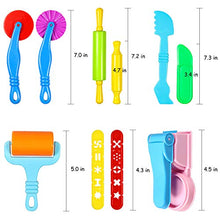 Carica l'immagine nel visualizzatore di Gallery, aovowog Utensili per Plastilina 22 Colorati Accessori e a Forme di... - Ilgrandebazar