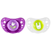 Carica l&#39;immagine nel visualizzatore di Gallery, Chicco 00075035110000 Physio Air in Silicone, Ciuccio per Bimba, Rosa/Neutro - Ilgrandebazar