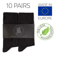 Carica l&#39;immagine nel visualizzatore di Gallery, ALL ABOUT SOCKS Calze Uomo e Donna neri (10 paia) - 35-38, Nero | 10 Paia - Ilgrandebazar