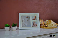 Carica l'immagine nel visualizzatore di Gallery, KOLIBRII-print Me, Cornice Impronte Neonato, Kit Impronta Mani E Piedi...