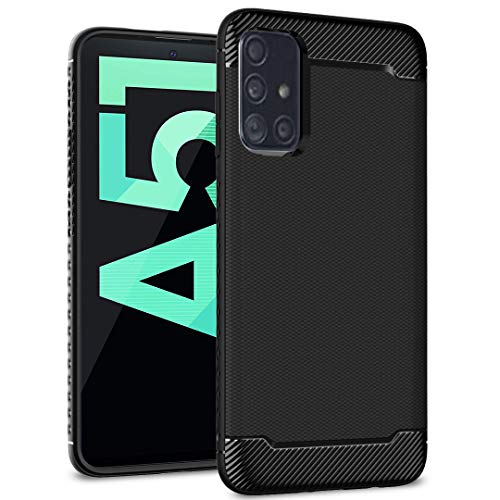 Ferilinso Cover per Samsung Galaxy A51 Cover, Custodia Protettiva Nero