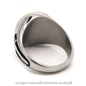 BOBIJOO JEWELRY - Anello Uomo Templari Vintage Croce Rossa Spada di... - Ilgrandebazar