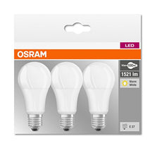Carica l&#39;immagine nel visualizzatore di Gallery, Osram Base CLAS a Lampada LED E27, 13 W, Luce Calda, 3 Lamp [Classe di... - Ilgrandebazar