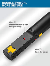 Carica l&#39;immagine nel visualizzatore di Gallery, Myguru Racchetta Zanzare Elettrica Pieghevole, 4000V Swatter Elettrico USB...