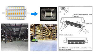 Bonlux R7s 118mm LED Dimmerabile 30W, 30W Dimmerabile, Bianco Calda - Ilgrandebazar