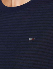 Carica l'immagine nel visualizzatore di Gallery, Tommy Jeans Donna Textured Handfeel Tee Maglieria XXS, Blu (Black Iris 002) - Ilgrandebazar