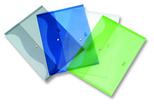 Carica l&#39;immagine nel visualizzatore di Gallery, Fellowes 4044501 Buste con Bottone, Confezione da 4 Pezzi, Multicolore - Ilgrandebazar