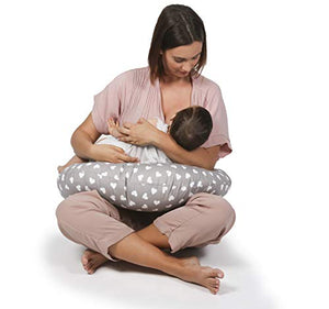 Niimo Cuscino allattamento Neonato + Federa 100% Cotone Sfoderabile e Giungla - Ilgrandebazar