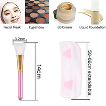 Carica l&#39;immagine nel visualizzatore di Gallery, Pennello Maschera Viso e Fascia per Capelli,AOBETAK Applicatori Cosmetici in...